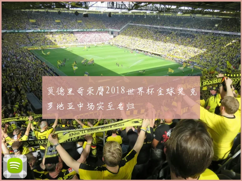 莫德里奇荣膺2018世界杯金球奖 克罗地亚中场实至名归